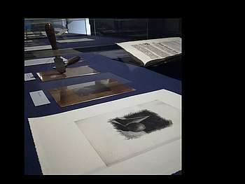 Abteilung "Grafische Techniken" im Gutenberg-Museum, Bildrechte: Gutenberg-Museum 