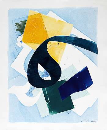 Ohne Titel, 85 x 80 cm, Aatigrafie, Unikatdruck, Aatifi 2025. Repro: Atelier Aatifi