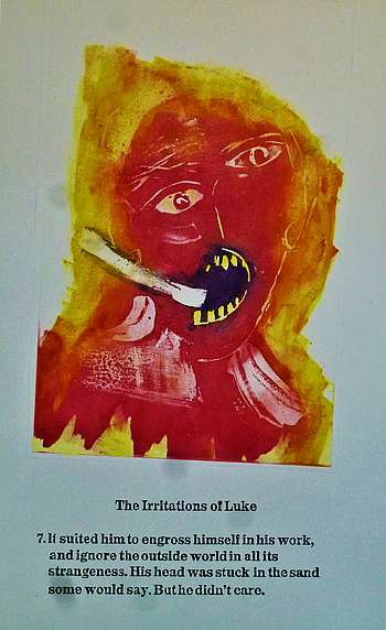 Irritations of Luke 7. Part of a series of ten. Photo: Mark Angus