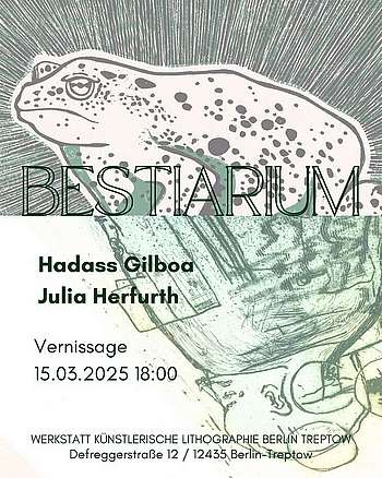 Invitation to exhibition opening - Bestiarium 