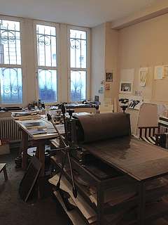 Atelierraum, Herzogstr. 6, Aachen  Fotograf u. ©Dagmar vom Grafen Connolly