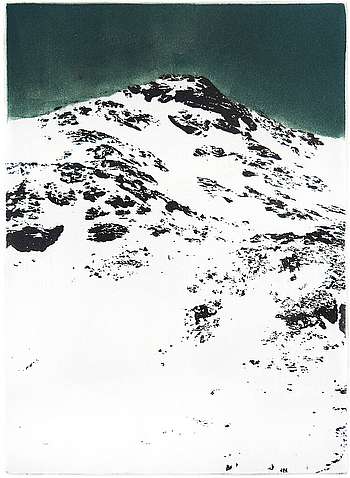 "Berg", Heliogravüre 2016  18 x 13 cm, ©A. Achatz 