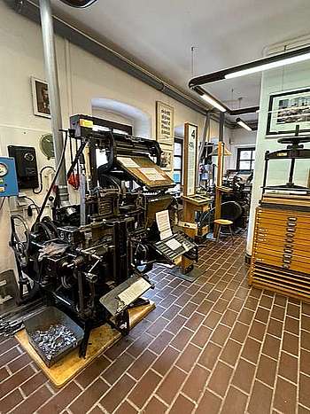 Bick in die Werkstatt: Die Linotype