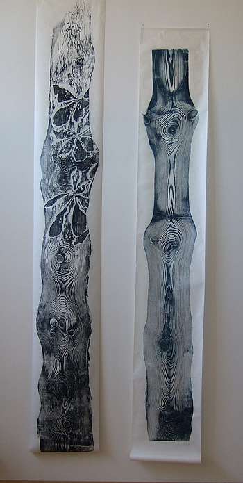 Schattenbaum, 40x300 cm, Der aus dem Baume kam, 40x 280cm 