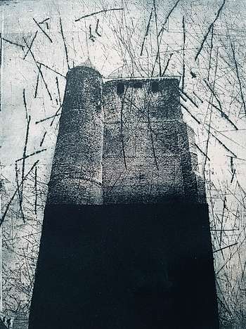 Radierung - ohne Titel - Copyright Dagmar vom Grafen-Connolly