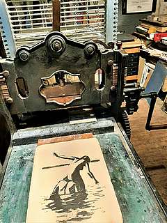 Steindruckpresse Karl Krause