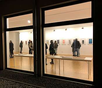 Drucksachen V, Ausstellungsraum, Foto: Laboratorium - Institut für aktuelle Kunst im Saarland