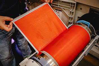 Risografie/Farbzylinder/Fluo Orange 