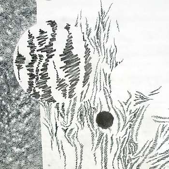 Birgit Fiedler, "rayas y punto", Lithografie