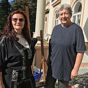 links Renate Moran - rechts Monika Breitenfellner