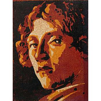 "Botticelli" Farbholzschnitt (c) Harald Stadler