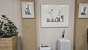 Ausstellung Blütenfülle in der Galerie Quadrados